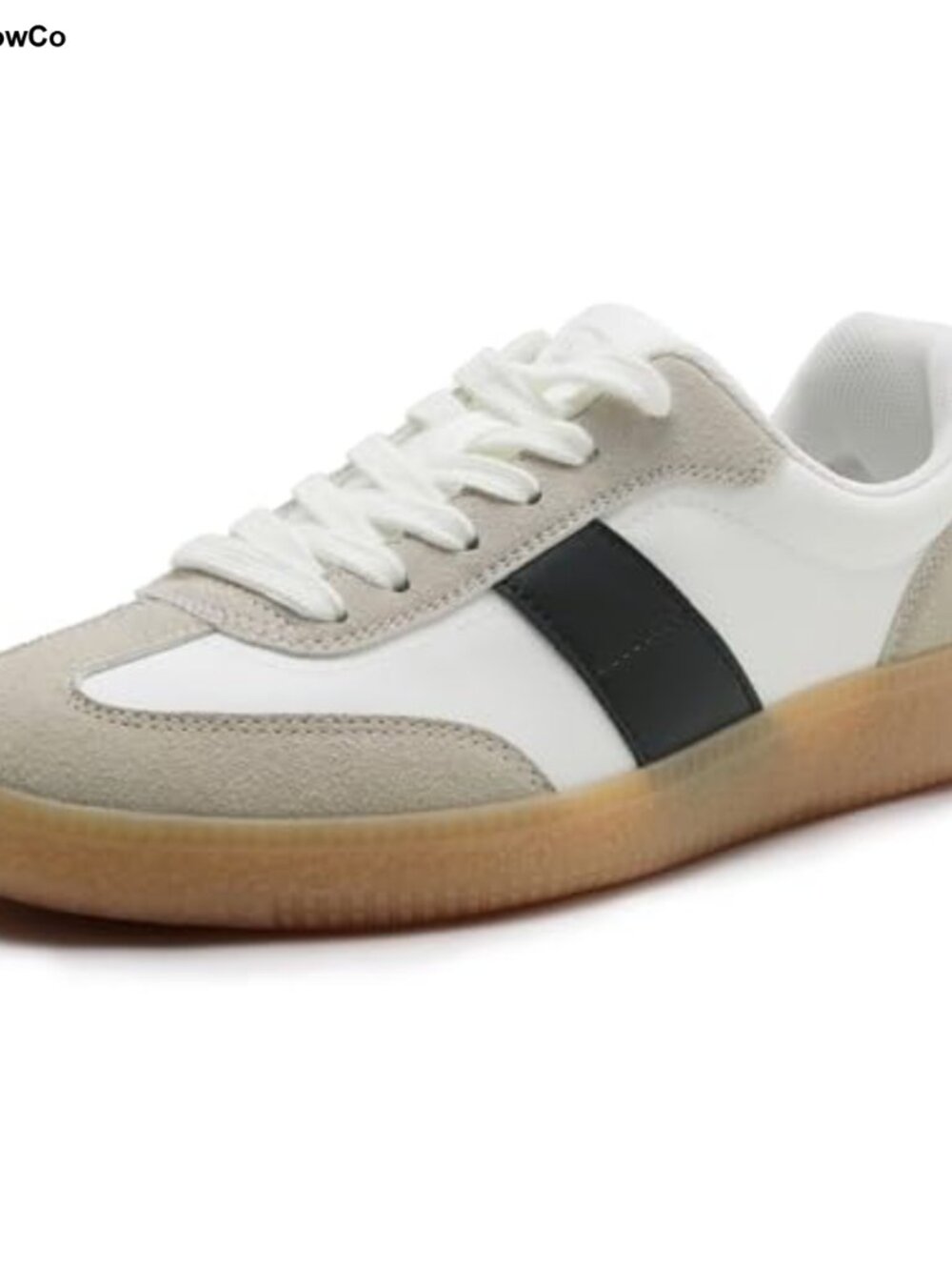 Women's Suede Faux Leather Fashion Sneakers Comfortable Walking Shoes